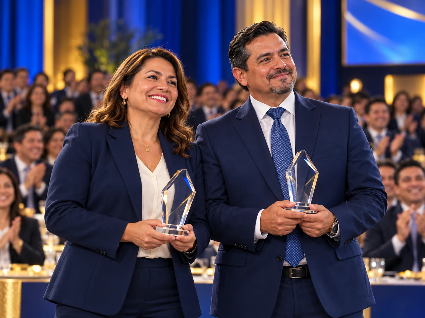 Reconocimiento a empresarios, imagen referencial